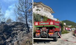 Ağaçlık Alandaki Yangın Kısa Sürede Söndürüldü