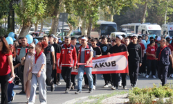 Kahramanmaraş’ta Öğrenciler ve Öğretmenler Sağlık İçin Yürüdü