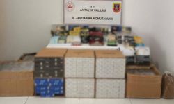 Jandarmanın Düzenlediği Operasyonda Kaçak Tütün ve Sigara Ele Geçirildi
