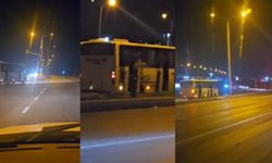 Kahramanmaraş’ta Ters Yönde Giden Otobüs Trafiği Tehlikeye Attı