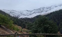 Kahramanmaraş’ta Yüksek Kesimlere Yağan Kar Görsel Şölen Oluşturdu