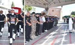 Kalp krizi geçiren polis memuru son yolculuğuna uğurlandı