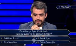 Kim Milyoner'de Tarihi Soru: Fenerbahçe'nin İlk Başkanı Kim?