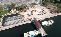 Kocaeli'de 1 Mart Vapur İskelesi Otoparkı yüzde 85 tamam