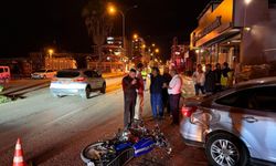 Motosiklet ile Otomobil Çarpıştı: 2 Yaralı