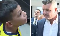 Minik Taraftarın Sözlerine Başkan Saran'dan Esprili Yanıt!