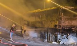 Seyir Halindeki Yolcu Otobüsü Alevlere Teslim Oldu