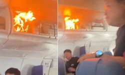 Havadaki Uçakta Panik! Kabinde Yangın Çıktı