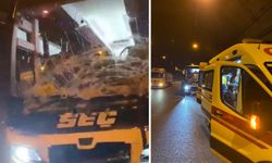 Yolcu Otobüsünün Tıra Çarpması Sonucu 8 Kişi Yaralandı