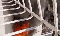 Adana’da Apartman Yangını Paniği