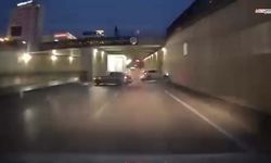 Trafikte makas atan sürücü kazaya neden oldu