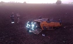 Şarampole Uçan Otomobilin Sürücüsü Yaralandı