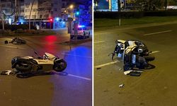 Gazipaşa’da motosiklet ve elektrikli motosiklet çarpıştı: 4 yaralı