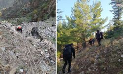 Kahramanmaraş'ta Kayalıklarda Mahsur Kalan 5 Keçi Kurtarıldı