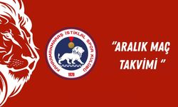 İstiklalspor’un Aralık Maç Takvimi Netleşti