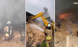 Kahramanmaraş'ta Samanlık Yangını