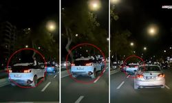 Kahramanmaraş'ta Gençlerin Trafiği Tehlikeye Attığı Anlar Kamerada