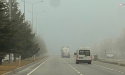 Göksun'da görüş mesafesi 20 metreye düştü