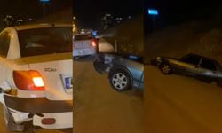 Kahramanmaraş’ta motoryağ yola saçıldı 4 araç birbirine girdi