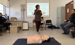 Kahramanmaraş'ta KASKİ personellerine acil durum eğitimi verildi