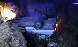 Köpeğe çarpmamak için yaptığı manevra aracı kanala düşürdü 1 yaralı