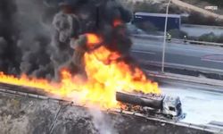 Mersin'de Facianın Eşiğinden Dönüldü: 26 Bin Litre Yakıt Taşıyan Tanker Alev Aldı