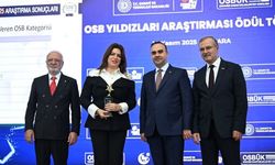 OSB Yıldızları Töreninde Kahramanmaraş’tan Ödül Alan Tek Firma Nazar Tekstil Oldu