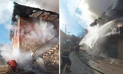 Elektrikli Battaniye Faciası: 2 Katlı Ev Alev Aldı