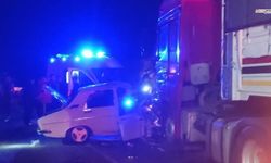 Kahramanmaraş'ta Otomobil ile Tır Çarpıştı: 1 Ölü 1 yaralı