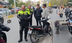 Manavgat'ta Motosikletlilere Denetim