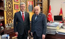 Kahramanmaraş'ta MHP il başkanı Mansur Metehan Devlet Bahçeli'yi ziyaret etti