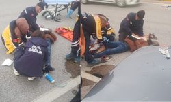 Burdur’da otomobil ile motosiklet çarpıştı: Motosiklet sürücüsü yaralandı