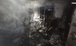 Elektrikten Çıkan Alevler Bir Yuvayı Yok Etti