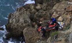 Falezlerde balık avı hastanede bitti