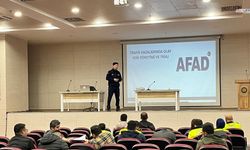 Kahramanmaraş’ta Emniyet Personeline AFAD’dan Afet Eğitimi