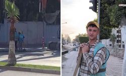 Soğuk havada ısınmak için halay çeken işçiler sosyal medyada ilgi gördü