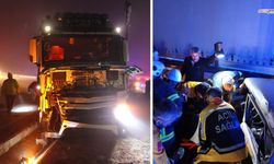 Tır ile çarpışan TOFAŞ hurdaya döndü: 3 yaralı