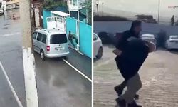 Araçla Cinayete Teşebbüs Anı Kameraya Yansıdı