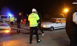 Sanayi sitesinde riskli hareket yapan sürücülere ağır ceza uygulandı