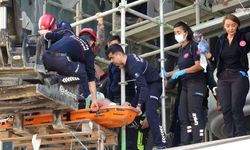 İnşaat İskelesinden Düşen İşçi Ağır Yaralandı