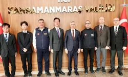 Japonya'nın Ankara büyükelçisi Kahramanmaraş valisini ziyaret etti