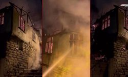 Kahramanmaraş'ta metruk binada çıkan yangın paniğe neden oldu