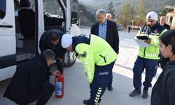 Kahramanmaraş'ta Taşımalı Eğitim Araçlarına 11 İlçede Denetim