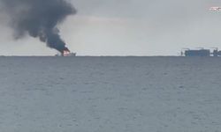 Kalkan Açıklarında Lüks Tekne Alev Aldı