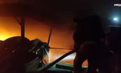 Kahramanmaraş'ta sanayi sitesinde korkutan yangın