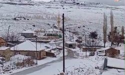 Mersin’in yüksek kesimlerinde kar yağışı etkili oldu