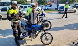 Trafik denetimlerinde her iki motosikletliden biri ceza yedi