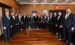 Kahramanmaraş'ta TÜGİAD Heyeti, Başkan Fırat Görgel'i Ziyaret Etti