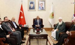 Vali Mükerrem Ünlüer Çeşitli Kurum Temsilcilerini Ağırladı