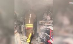 Kahramanmaraş'ta motosiklet tamirhanesinde yangın çıktı